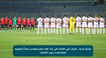 مباراة ودية.. تعرف على القناة التي تبث لقاء مصر وتونس مجانًا وكيفية المشاهدة بدون اشتراك